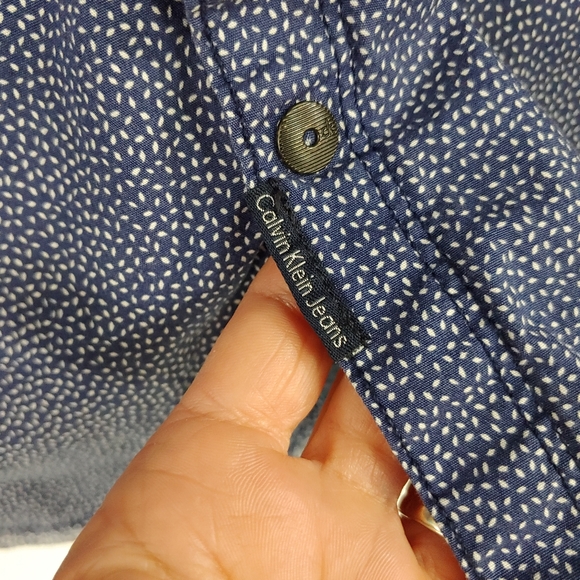 CALVIN KLEIN MENS BUTTON SHIRT - Picture 9 of 13